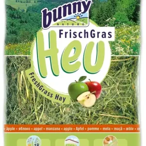 Nur Für Kurze Zeit Bunny Frischgras-Heu Apfel 500g Kleintierfutter